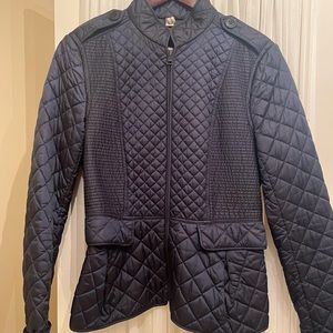 Authentic Burberry London blue quilted jacket